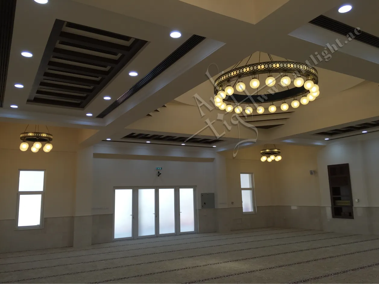 Khalfan Kharbash Mosque Antique Brass Chandeliers by Art Light