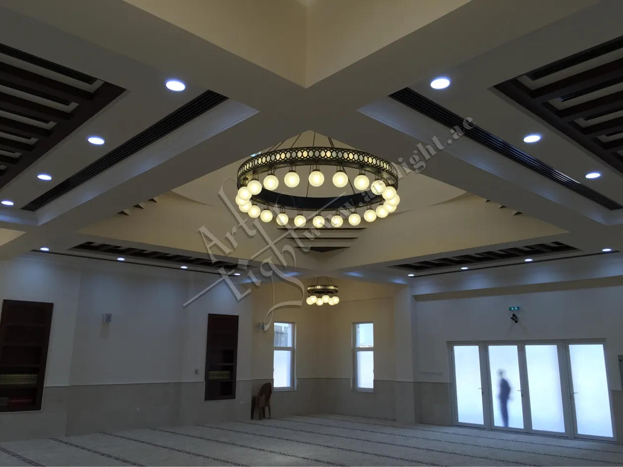 Khalfan Kharbash Mosque Antique Brass Chandeliers by Art Light