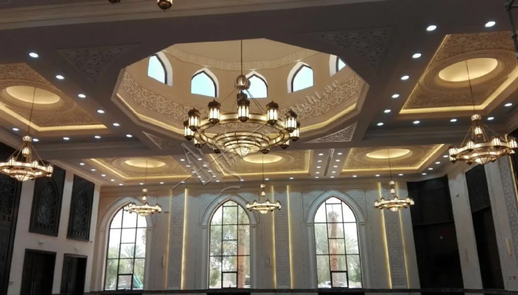 Brass Chandelier by Artlight in Bin Harmal Mosque