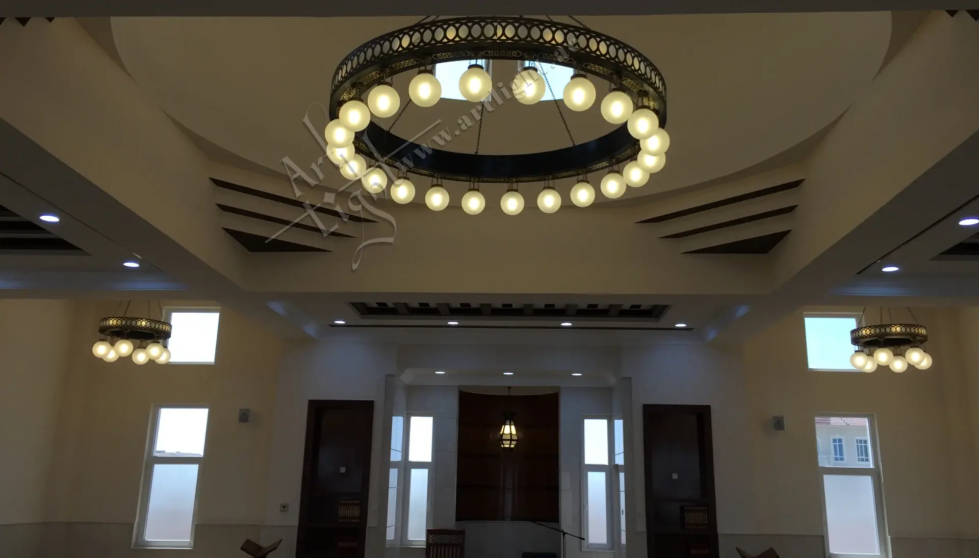 Brass Chandelier by Artlight in Khalfan Kharbash Mosque