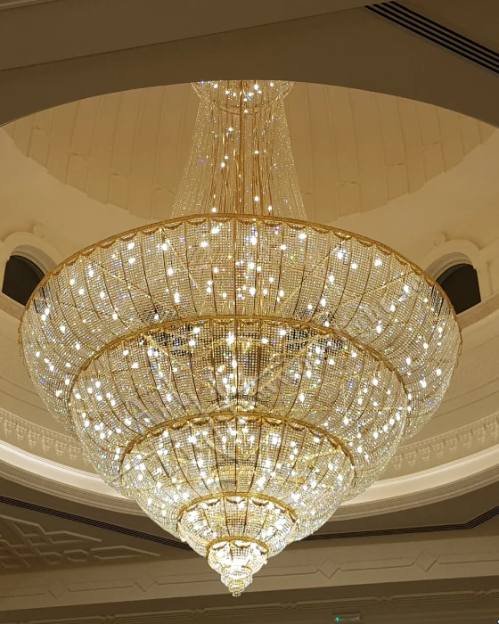 Al Muflihoon Mosque Crystal Chandeliers by Art Light