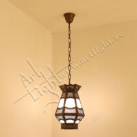SYLA 715 - فانوس نحاسي عتيق من Art Light