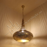 SYLA 462 - Art Light Brass Hanging Lantern