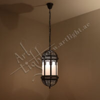 SYLA 650 - Antique Brass Hanging Lantern by Art Light