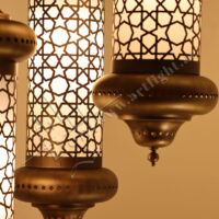SYLA 280 - Art Light Brass Hanging Lantern