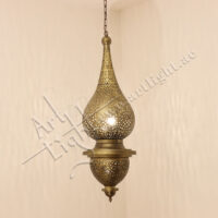 Antique Brass Moroccan Lantern by Art Light
