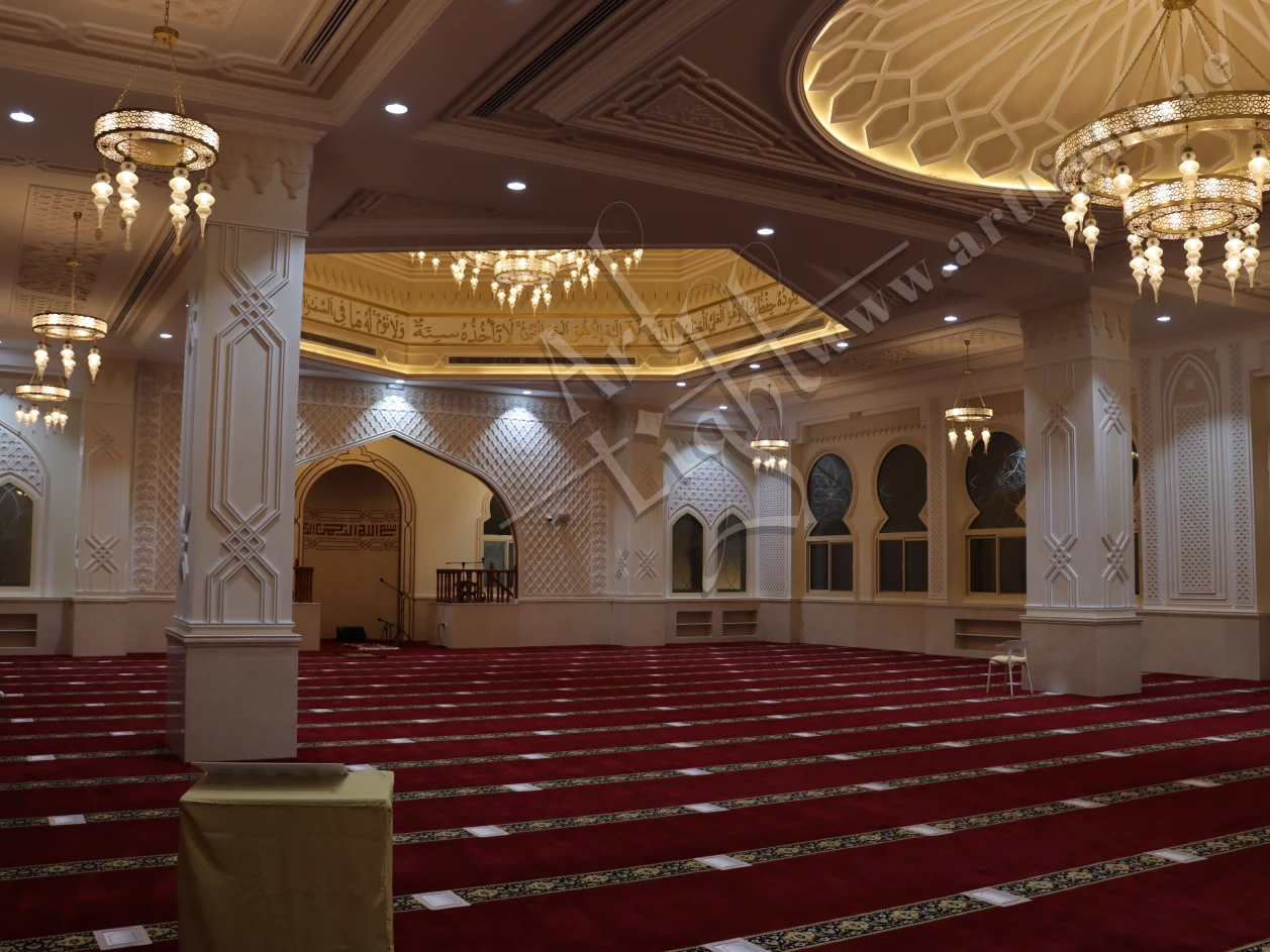 Aleman Alnesa'ei Mosque Sharjah Crystal Brass Chandeliers Lighting by Art Light