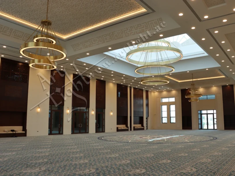 Fadil Saif Alkaabi Masjid Al Ain Modern Brass Chandeliers by Art Light