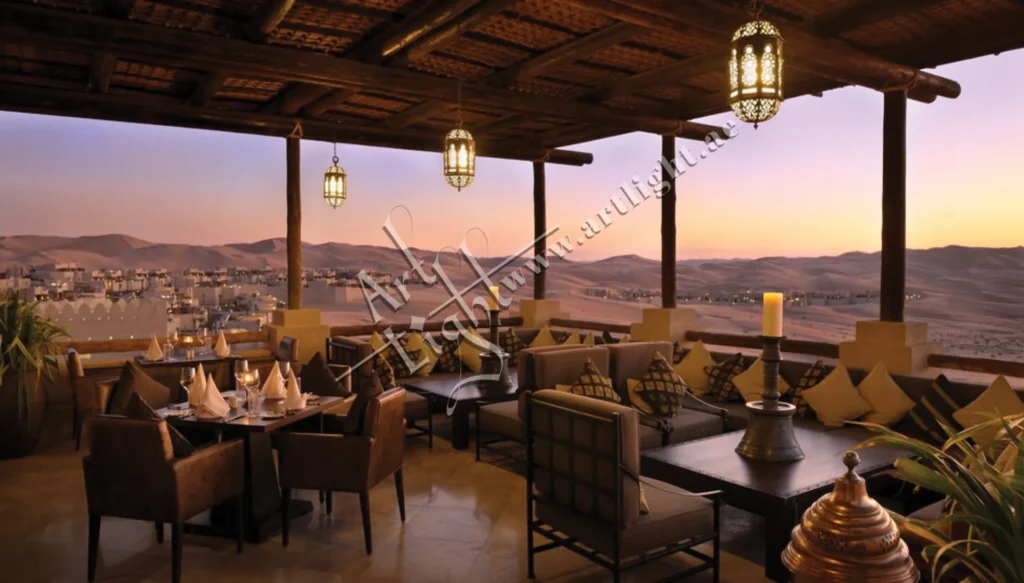 qasr al sarab outdoor lighting