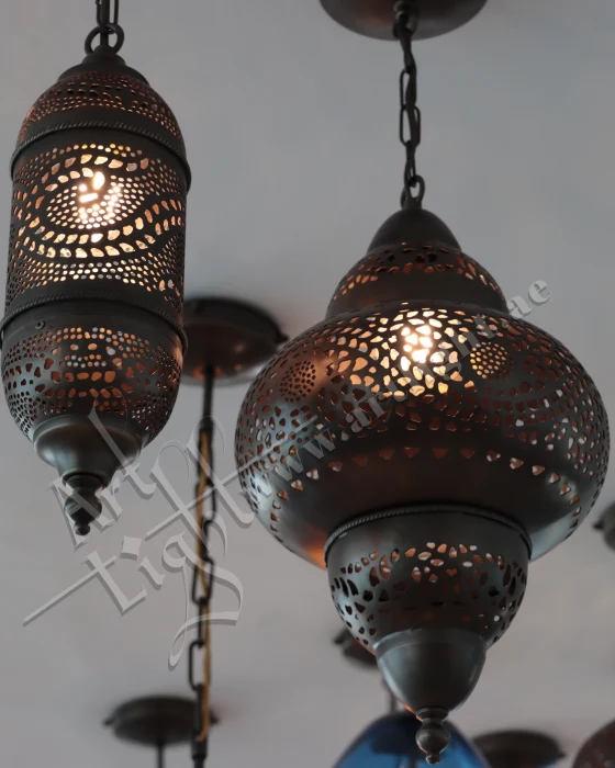 Bulgari Residences Dubai Brass Lanterns